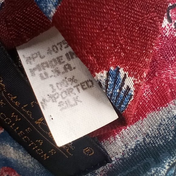 Oscar de la Renta Couture Collection Tie Summertime Acuarela Studio 100% Silk - Picture 5 of 7